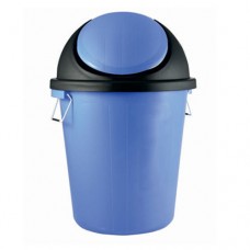 Plastic Dustbin with Swing Lid & Side handles 60L